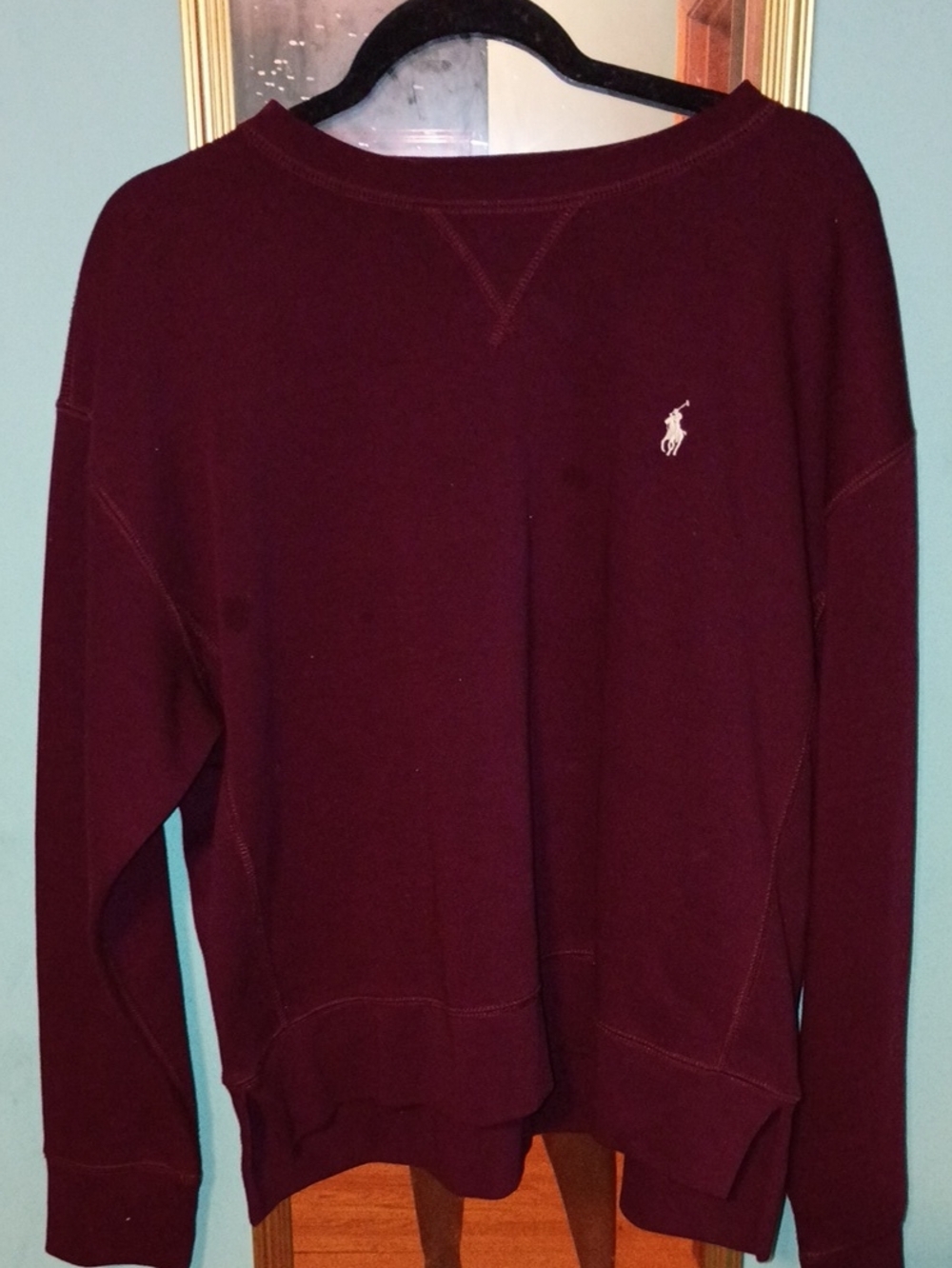 Ralph Lauren Women's Crewneck Sweatshirt - Wine